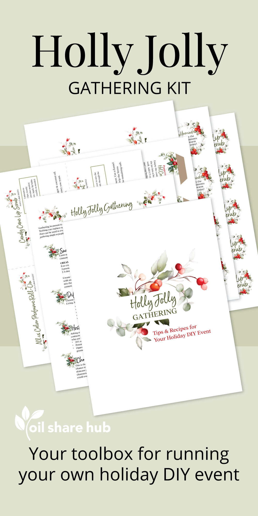 Holly Jolly Gathering Kit - Digital Download