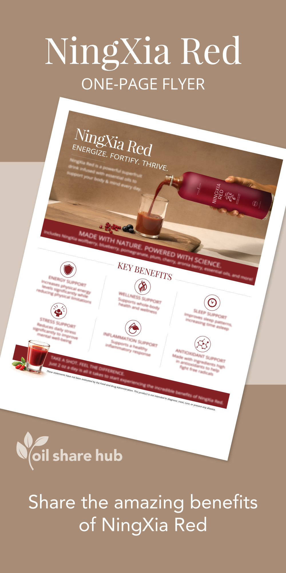 NingXia Red One-Page Flyer - Digital Download