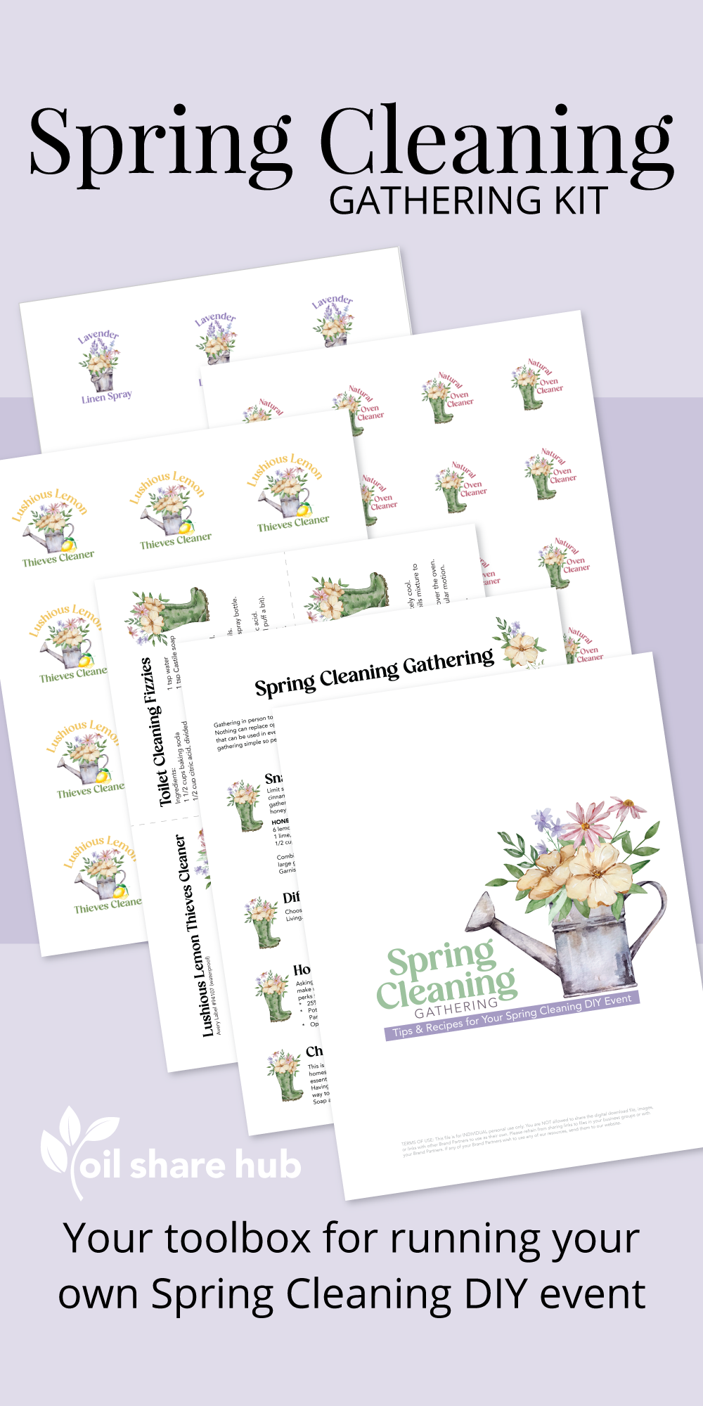Spring Cleaning Gathering Kit - Digital Download