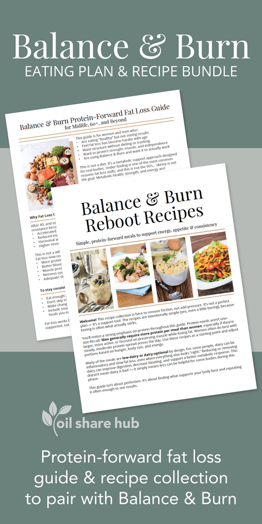 Balance & Burn Nutrition Guide & Recipe Collection - Digital Download