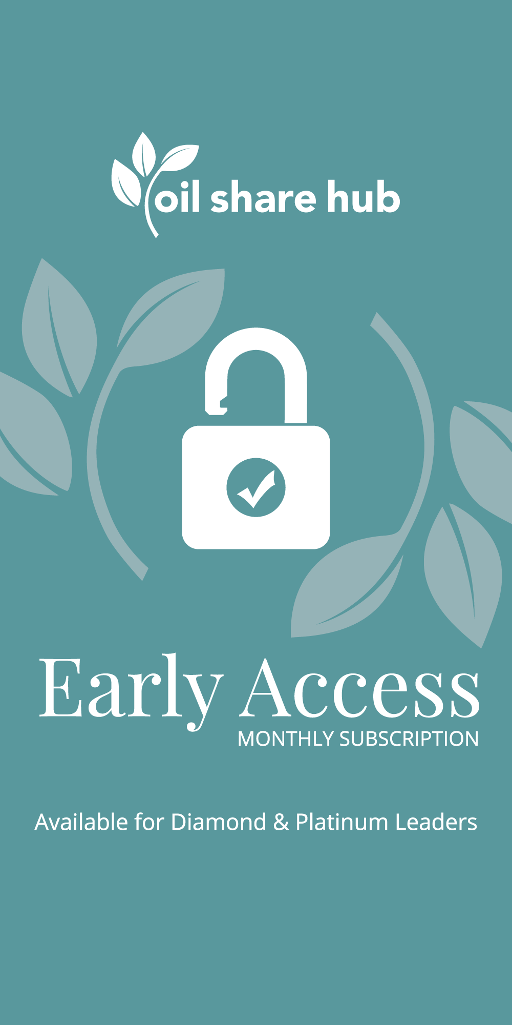 Platinum+ Early Access Add On - Oil Share Hub Monthly Subscription