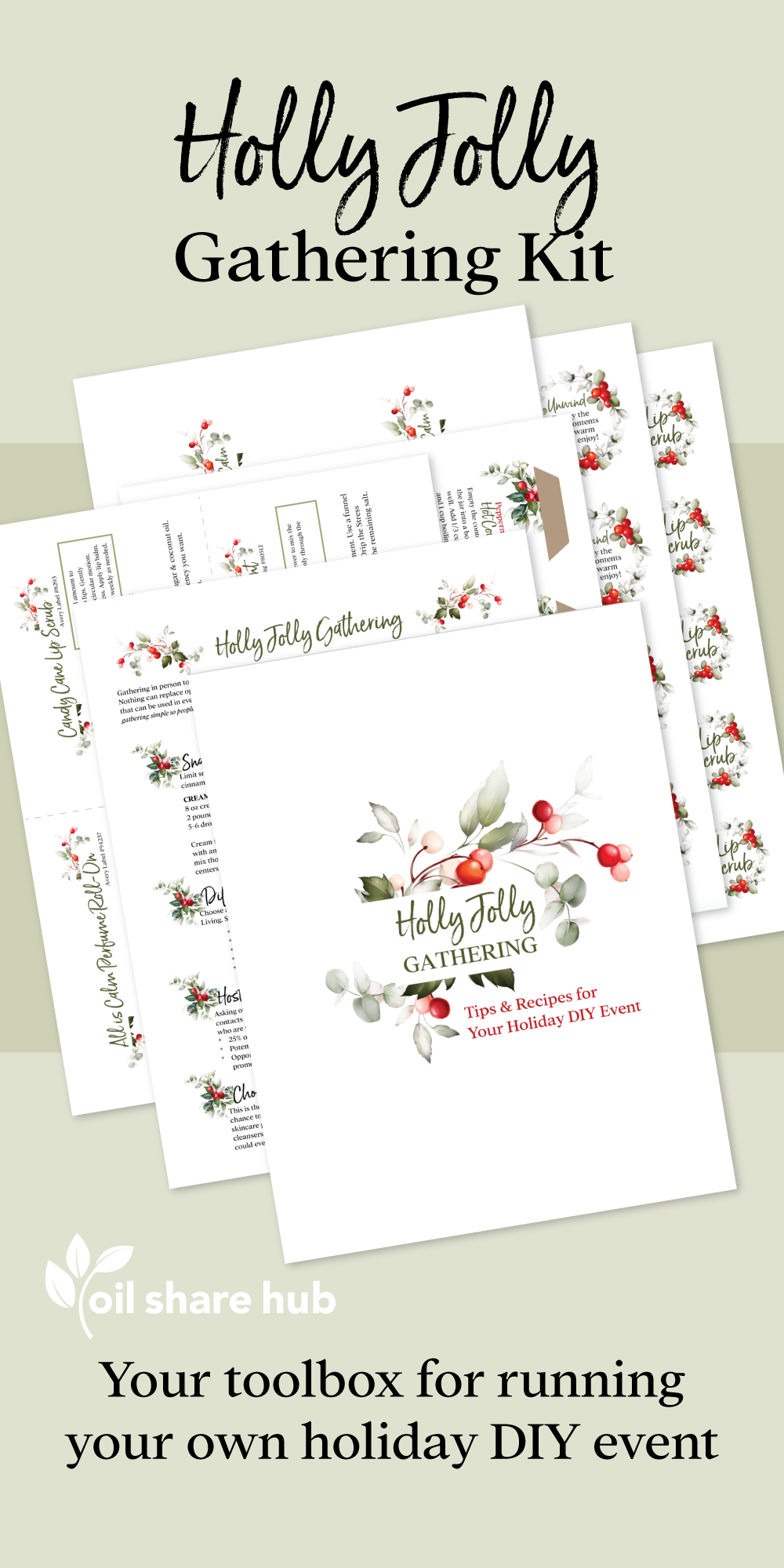 Holly Jolly Gathering Kit - Digital Download