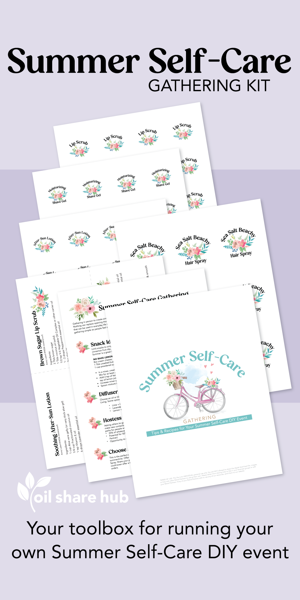 Summer Self-Care Gathering Kit - Digital Download