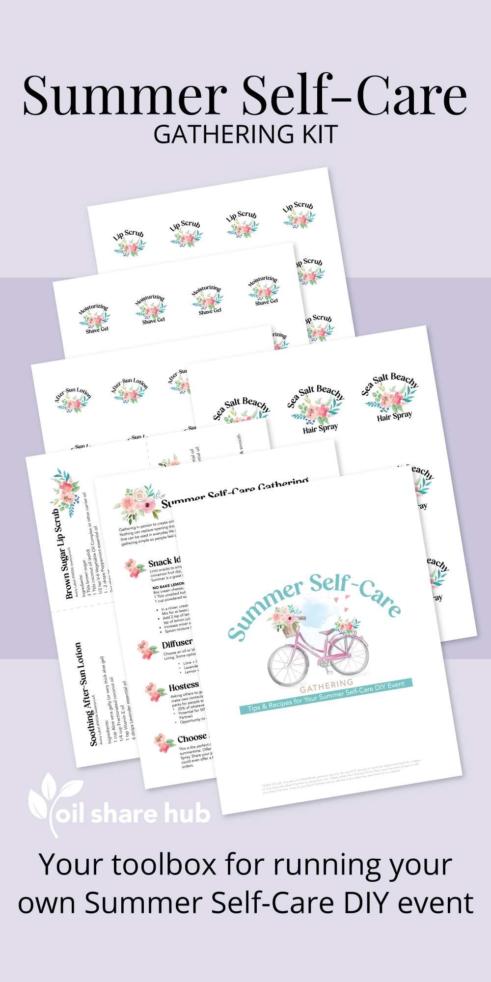 Summer Self-Care Gathering Kit - Digital Download