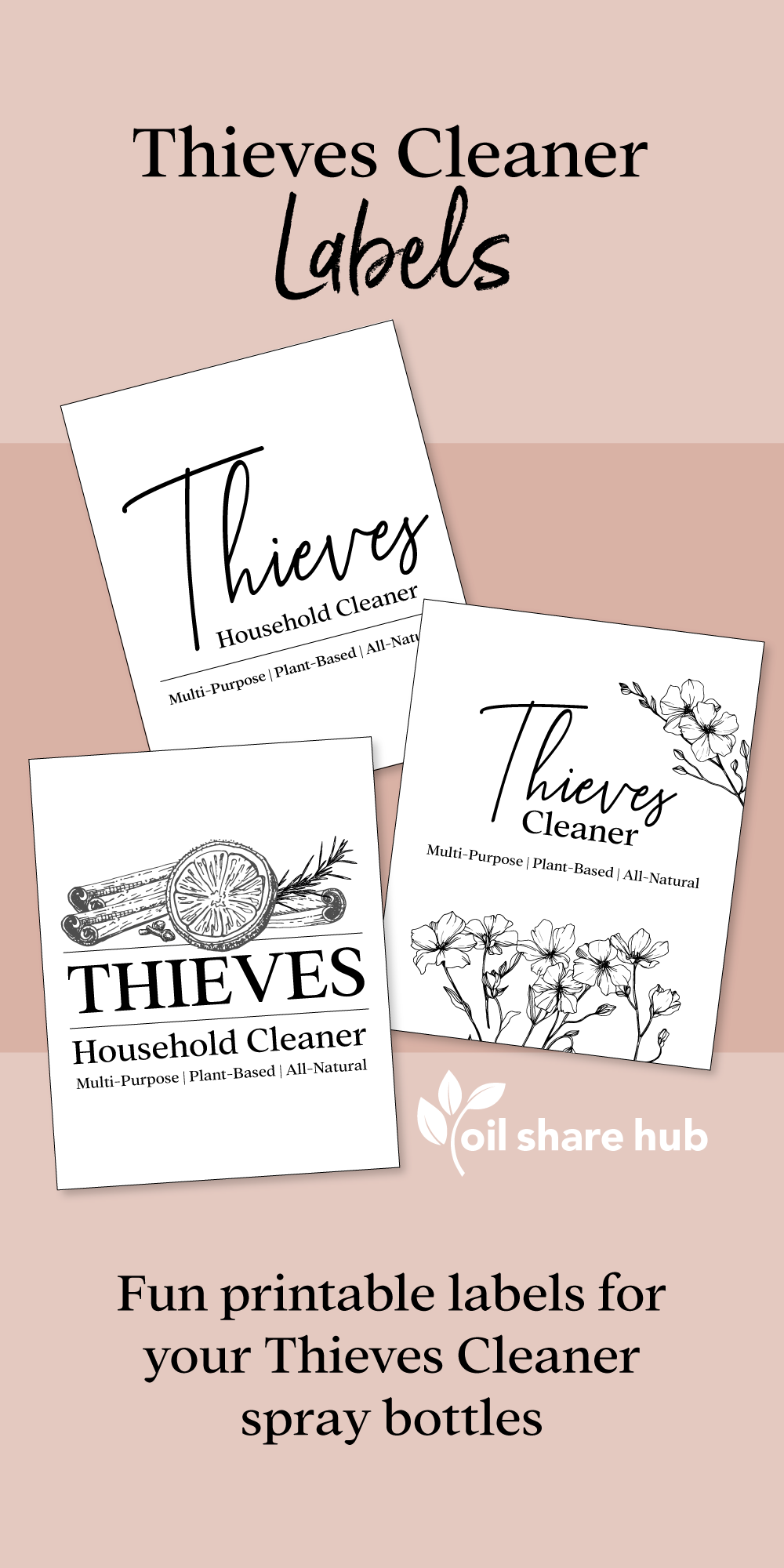 Thieves Cleaner Labels - PDF Download